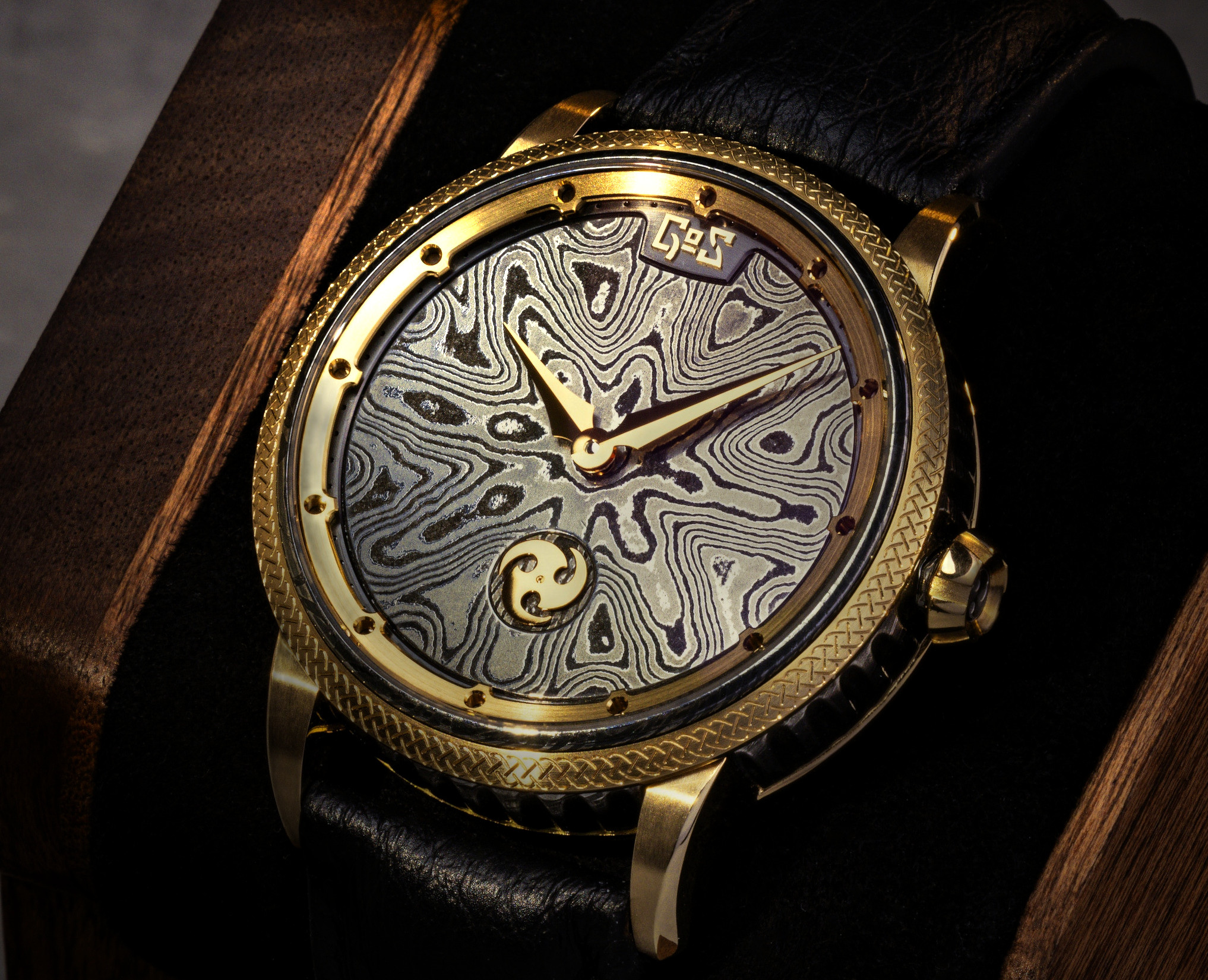 GoS - Winter Nights III -18k gold and damascus steel