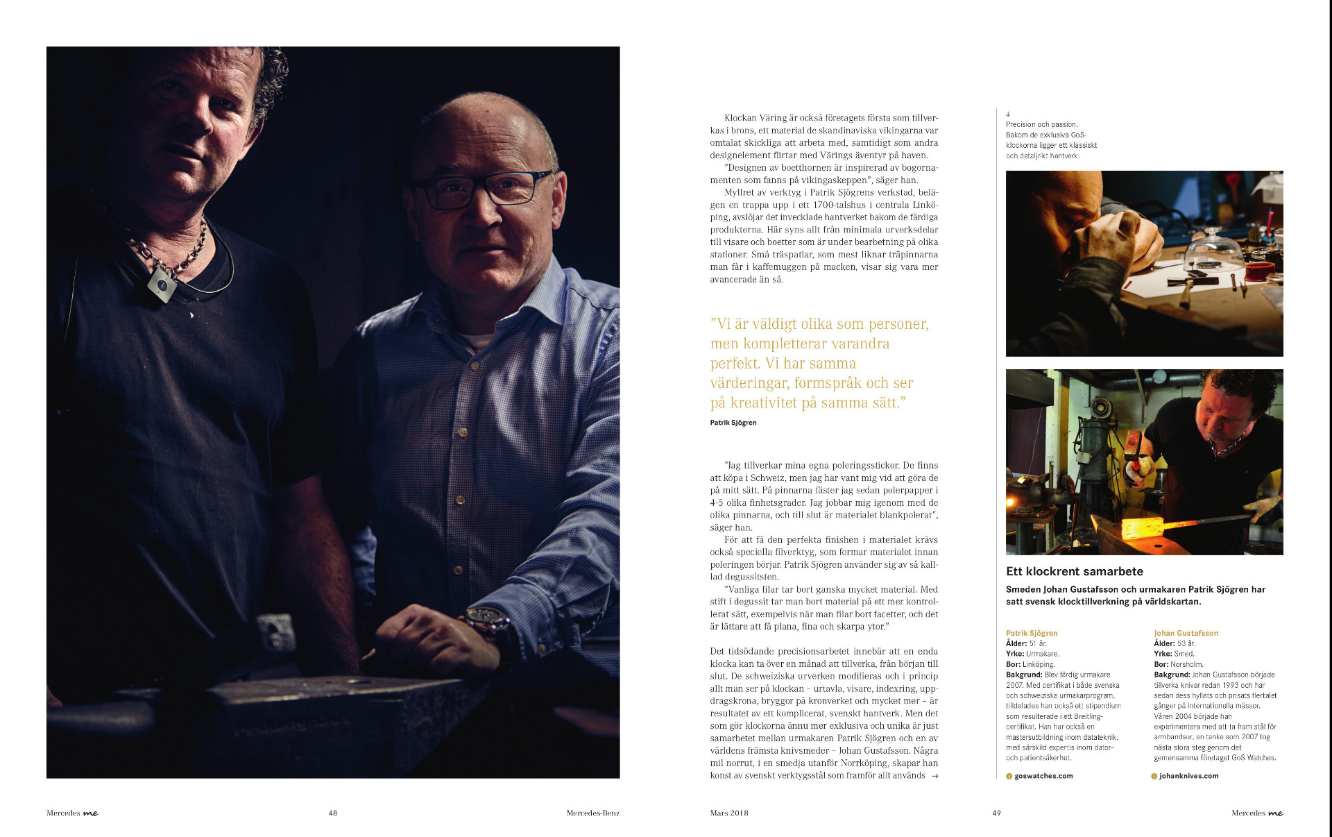 GoS in Mercedes Me Magazine