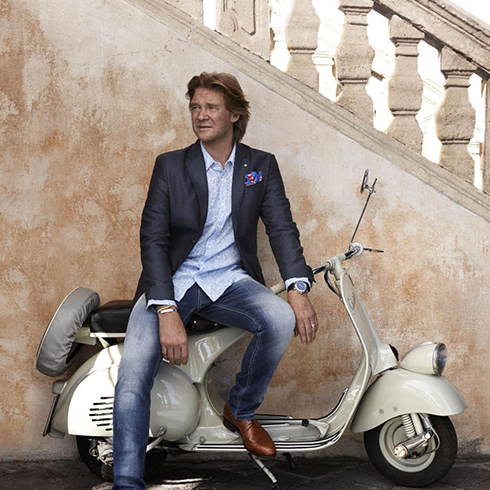 Glenn Strömberg wears GoS in designer clothes launch